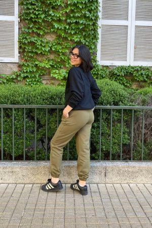 JOGGER LISS VERDE MUSGO